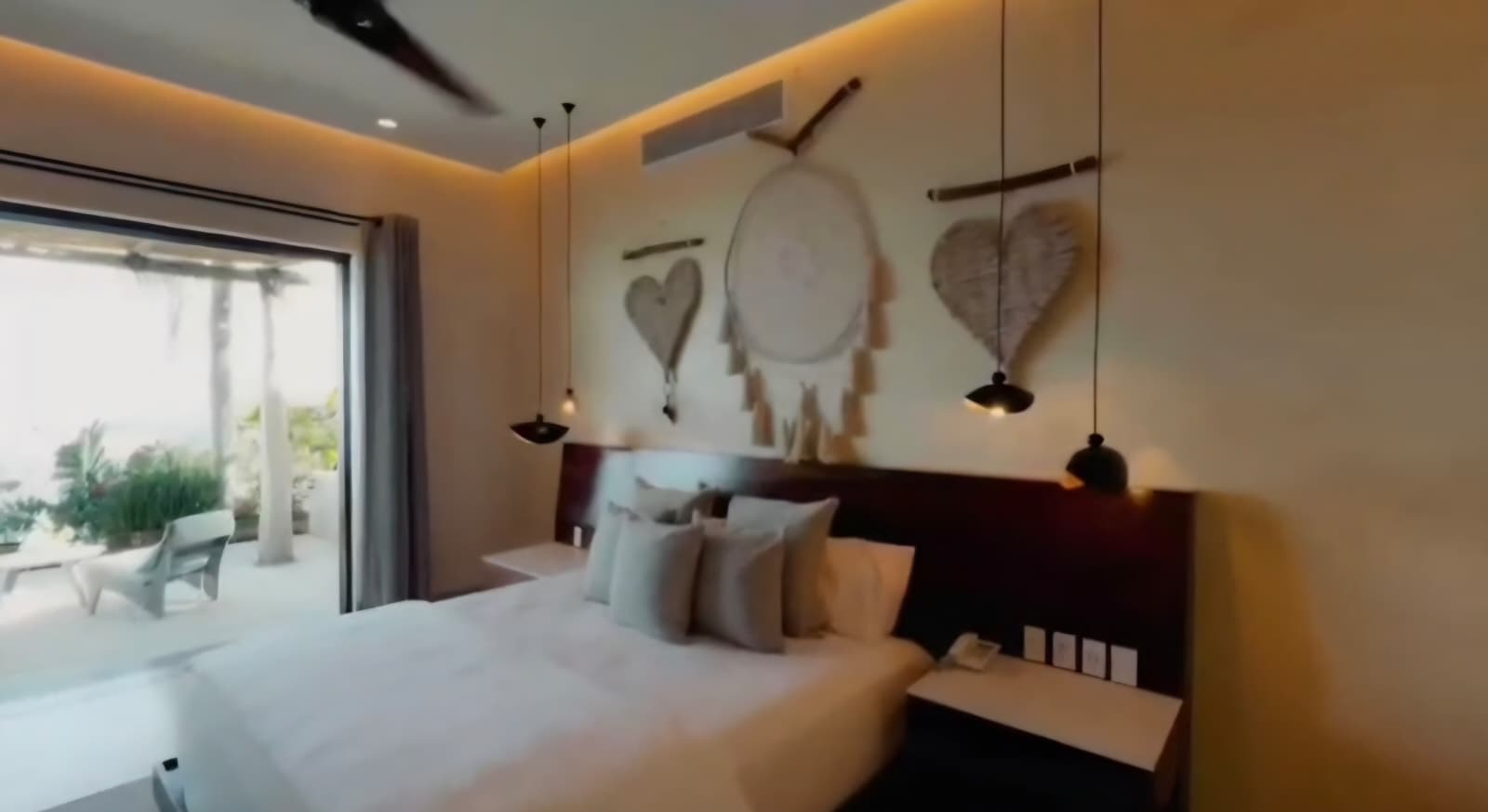 Private luxury suite with ocean view